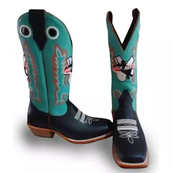 Bota Texana Masculina Couro Legítimo Bovino Látego... - JM Country