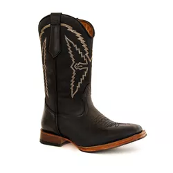 Bota Texana Masculina Cano Padrão Couro Bovino Leg... - JM Country