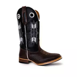 Bota Texana Masculina Couro Bovino Legítimo Tubarã... - JM Country