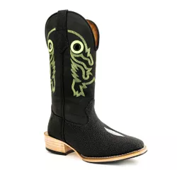Bota Exótica Texana Masculina Couro Original de Ar... - JM Country