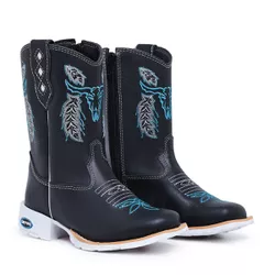 Bota Texana Country Infantil Unissex Couro Legítim... - JM Country