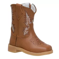 Bota Texana Baby Couro Legítimo Bico Quadrado Cast... - JM Country