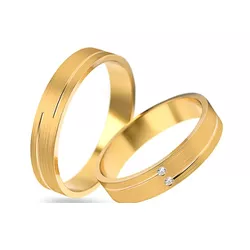 4570 - Alianças de Casamento Ribeirão das Neves 5mm - Joias MB Loja Oficial