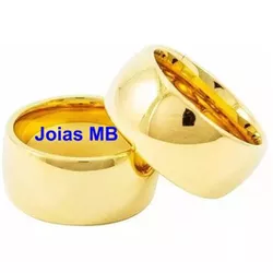4119 - Alianças de Ouro Magé 9mm - Joias MB Loja Oficial