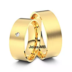 5604 - Alianças de Casamento Amsterdã 6mm - Joias MB Loja Oficial