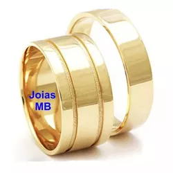 7115 - Alianças 14 gramas Goiânia 5mm - Joias MB Loja Oficial