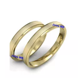 4687 - Alianças 25 de Março 4mm - Joias MB Loja Oficial