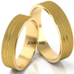 5002 - Alianças de Casamento Rio Negro 5mm - Joias MB Loja Oficial