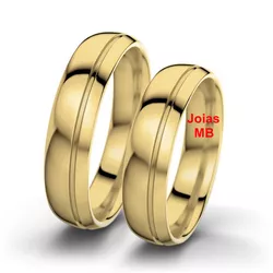 4923 - Alianças Anatômicas Brasília 5mm - Joias MB Loja Oficial