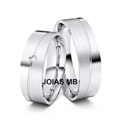 862 - Alianças Baratas Florianópolis 6mm - Joias MB Loja Oficial