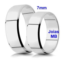 1082 - Alianças Baratas Uberaba 7mm - Joias MB Loja Oficial