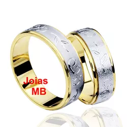 7006 - Alianças Bodas de Ouro Campinas Goiânia 7mm - Joias MB Loja Oficial