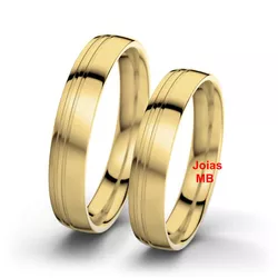 4740 - Alianças Clássicas BH 4mm - Joias MB Loja Oficial
