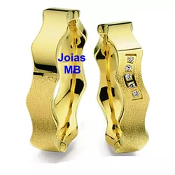 5876 - Alianças Clássicas Palmas 5mm - Joias MB Loja Oficial