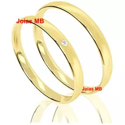 5954 - Alianças Continental Shopping 2,8mm - Joias MB Loja Oficial