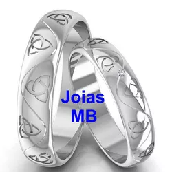 4944 - Alianças de Casamento Aguaí 7mm - Joias MB Loja Oficial