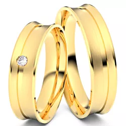 5075 - Alianças de Casamento Alemanha 5mm - Joias MB Loja Oficial