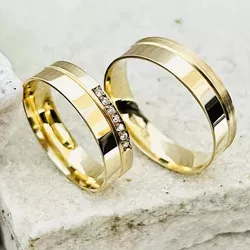  3970 - Alianças de Casamento Anápolis 5mm - Joias MB Loja Oficial