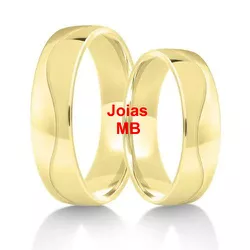 5792 - Alianças de Casamento Barão de Paranapiacaba 6mm - Joias MB Loja Oficial