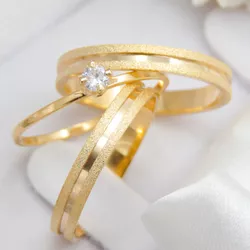 4728 - Alianças de Casamento Belfast 3,5mm - Joias MB Loja Oficial