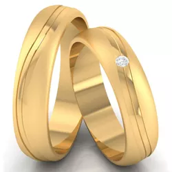 4555 - Alianças de Casamento Betim 6mm - Joias MB Loja Oficial