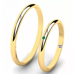 5453 - Alianças de Casamento Camberra 2mm - Joias MB Loja Oficial