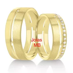980 - Alianças de Casamento Daytona 6mm - Joias MB Loja Oficial