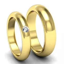 5912 - Alianças de Casamento Ananindeua 3,4mm - Joias MB Loja Oficial