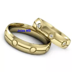 5406 - Alianças de Casamento Andradina 5,5mm - Joias MB Loja Oficial