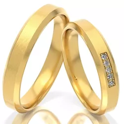 4857 - Alianças de Casamento Aragarças 4,5mm - Joias MB Loja Oficial