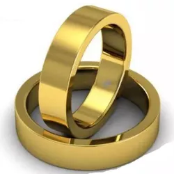 4235 - Alianças de Casamento Araquari 5mm - Joias MB Loja Oficial
