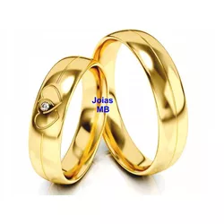 5615 - Alianças de Casamento Atibaia 6mm - Joias MB Loja Oficial