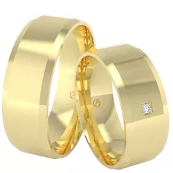 5569 - Alianças de Casamento Baltimore 8mm - Joias MB Loja Oficial