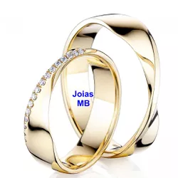 5462 - Alianças de Casamento Bari 5mm - Joias MB Loja Oficial