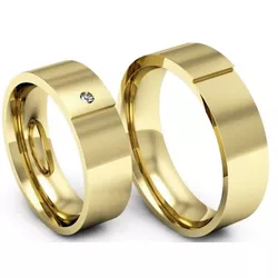 4638 - Alianças de Casamento Belford Roxo 6mm - Joias MB Loja Oficial