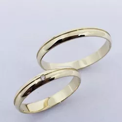 4218 - Alianças de Casamento Bocaiuva 3mm - Joias MB Loja Oficial