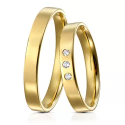 4342 - Alianças de Casamento Boituva 2,6mm - Joias MB Loja Oficial