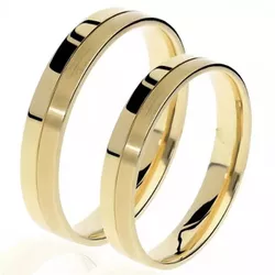 4471 - Alianças de Casamento Bragança Paulista 4mm - Joias MB Loja Oficial