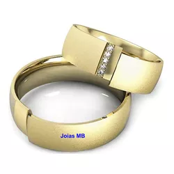 4640 - Alianças de Casamento Bucareste 6,5mm - Joias MB Loja Oficial