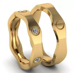 4660 - Alianças de Casamento Budapeste 5mm - Joias MB Loja Oficial