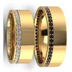 55220 - Alianças de Casamento Maracanaú 7mm - Joias MB Loja Oficial