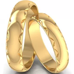3982 - Alianças de Casamento Campinas 6mm - Joias MB Loja Oficial