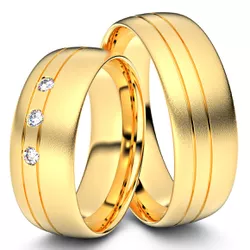 4633 - Alianças de Casamento Capelinha 7mm - Joias MB Loja Oficial