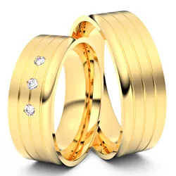 4542 - Alianças de Casamento Ceilândia 6,5mm - Joias MB Loja Oficial