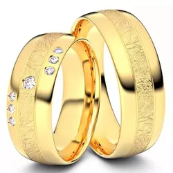 4881 - Alianças de Casamento Centralina 7mm - Joias MB Loja Oficial