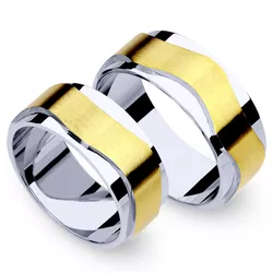 5922 - Alianças de Casamento Chicago 10mm - Joias MB Loja Oficial