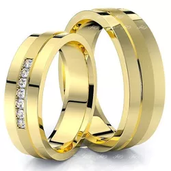 4091 - Alianças de Casamento Colônia 6mm - Joias MB Loja Oficial