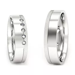 5877 - Alianças de Casamento Columbus 6mm - Joias MB Loja Oficial