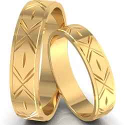 5915 - Alianças de Casamento Conselheiro Lafaiete 7mm - Joias MB Loja Oficial