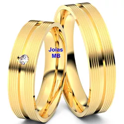 5459 - Alianças de Casamento Kopenhagen 6,5mm - Joias MB Loja Oficial